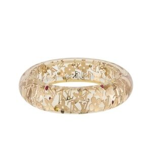 Louis Vuitton wide inclusion bangle bracelet